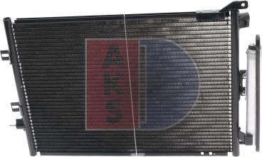 AKS Dasis 182036N - Конденсатор, кондиціонер autozip.com.ua