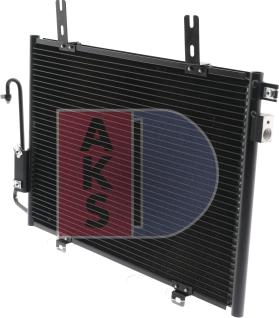 AKS Dasis 182360N - Конденсатор, кондиціонер autozip.com.ua