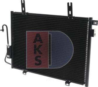 AKS Dasis 182360N - Конденсатор, кондиціонер autozip.com.ua