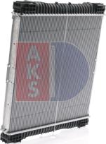 AKS Dasis 130040X - Радіатор, охолодження двигуна autozip.com.ua