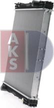 AKS Dasis 130040X - Радіатор, охолодження двигуна autozip.com.ua