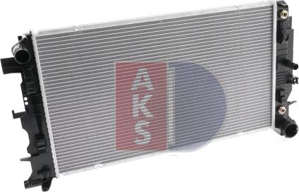 AKS Dasis 120001N - Радіатор, охолодження двигуна autozip.com.ua