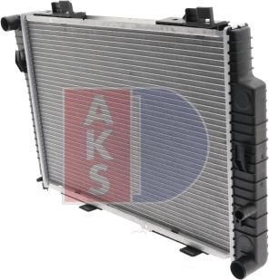 AKS Dasis 121970N - Радіатор, охолодження двигуна autozip.com.ua