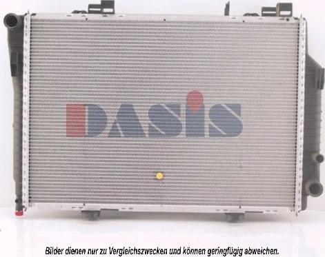 AKS Dasis 121150N - Радіатор, охолодження двигуна autozip.com.ua