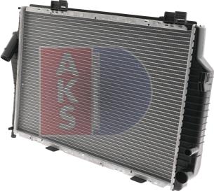 AKS Dasis 122690N - Радіатор, охолодження двигуна autozip.com.ua