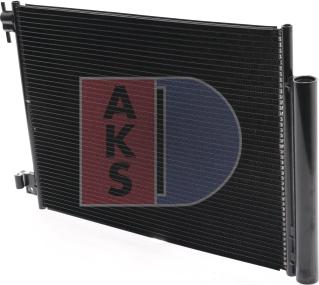 AKS Dasis 122046N - Конденсатор, кондиціонер autozip.com.ua