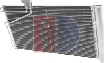 AKS Dasis 122029N - Конденсатор, кондиціонер autozip.com.ua