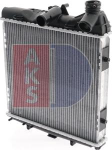 AKS Dasis 170006N - Радіатор, охолодження двигуна autozip.com.ua