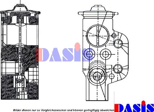 AKS Dasis 840065N - Розширювальний клапан, кондиціонер autozip.com.ua