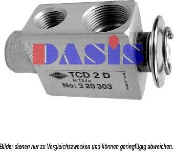 AKS Dasis 840077N - Розширювальний клапан, кондиціонер autozip.com.ua