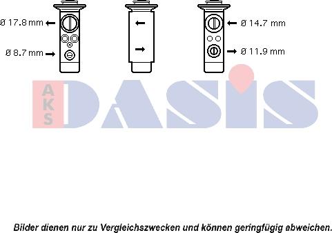 AKS Dasis 840153N - Розширювальний клапан, кондиціонер autozip.com.ua