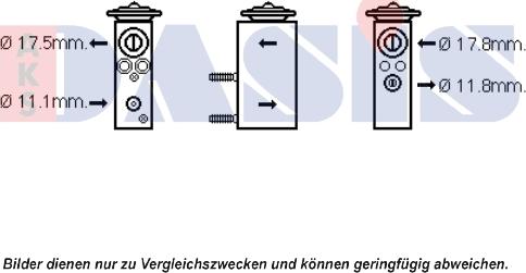 AKS Dasis 840180N - Розширювальний клапан, кондиціонер autozip.com.ua