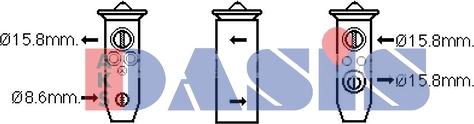 AKS Dasis 840324N - Розширювальний клапан, кондиціонер autozip.com.ua