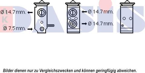 AKS Dasis 840204N - Розширювальний клапан, кондиціонер autozip.com.ua