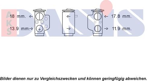 AKS Dasis 840229N - Розширювальний клапан, кондиціонер autozip.com.ua