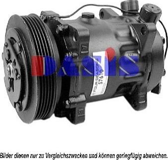 AKS Dasis 850495N - Компресор, кондиціонер autozip.com.ua
