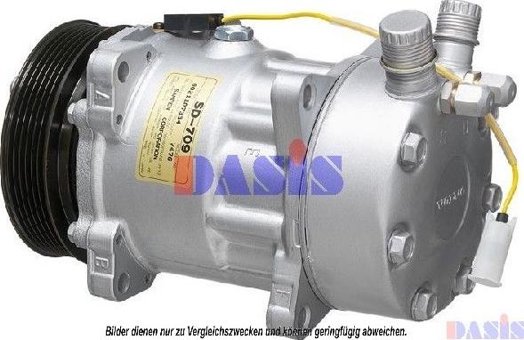 AKS Dasis 850590N - Компресор, кондиціонер autozip.com.ua
