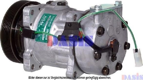 AKS Dasis 850593N - Компресор, кондиціонер autozip.com.ua