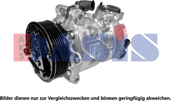 AKS Dasis 850093N - Компресор, кондиціонер autozip.com.ua