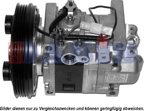 AKS Dasis 851437N - Компресор, кондиціонер autozip.com.ua