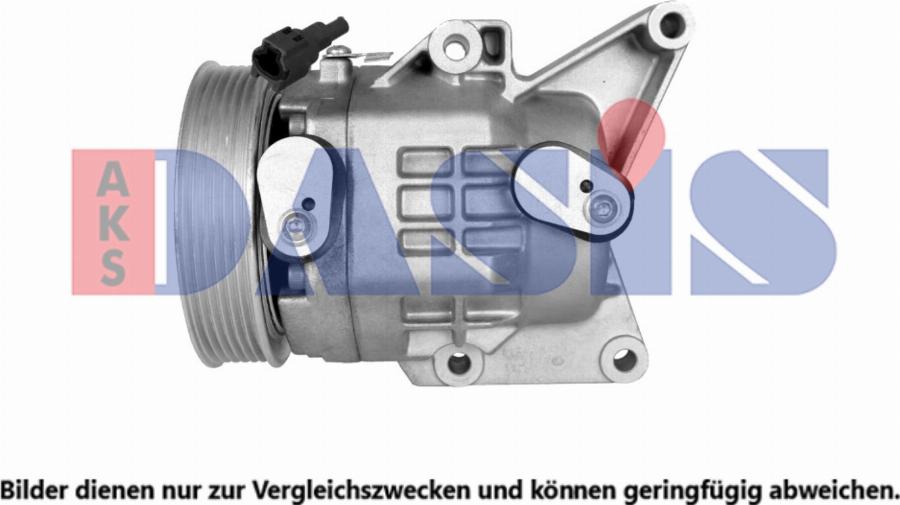 AKS Dasis 851087N - Компресор, кондиціонер autozip.com.ua