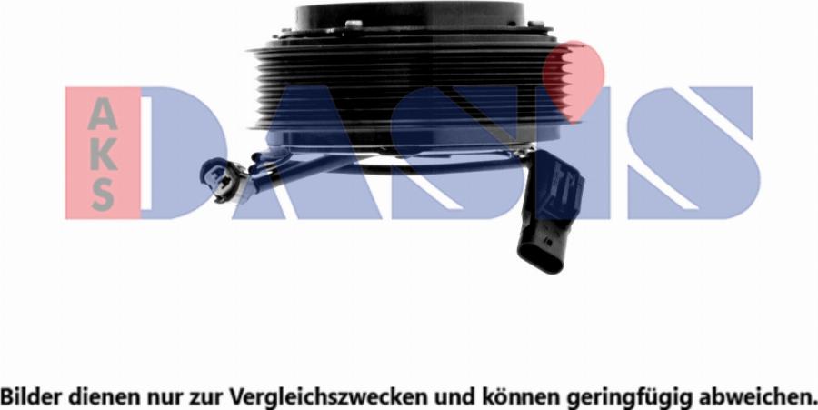 AKS Dasis 851173N - Електромагнітне зчеплення, компресор autozip.com.ua