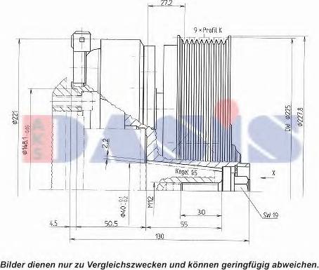 AKS Dasis 851248N - Компресор, кондиціонер autozip.com.ua