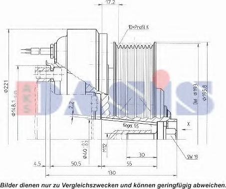 AKS Dasis 851242N - Компресор, кондиціонер autozip.com.ua