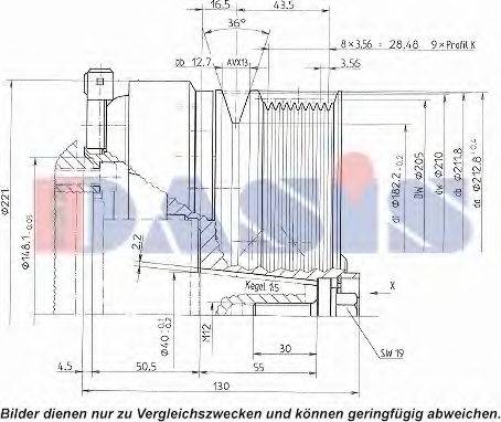 AKS Dasis 851239N - Компресор, кондиціонер autozip.com.ua