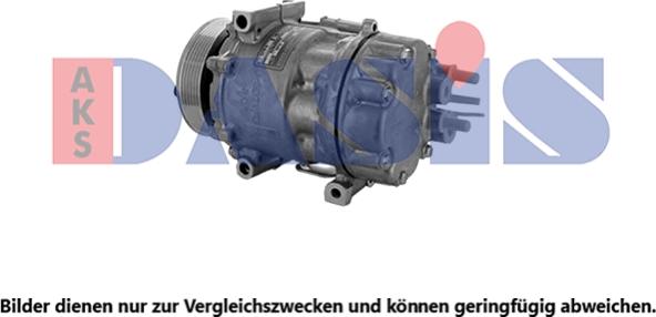 AKS Dasis 853056N - Компресор, кондиціонер autozip.com.ua
