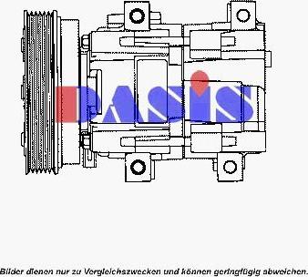 AKS Dasis 853070N - Компресор, кондиціонер autozip.com.ua