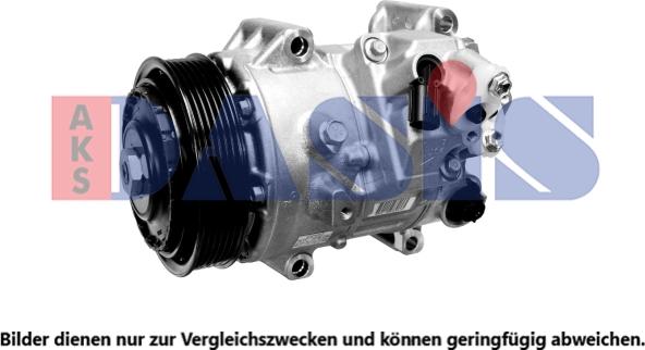 AKS Dasis 853121N - Компресор, кондиціонер autozip.com.ua