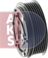 AKS Dasis 852989N - Електромагнітне зчеплення, компресор autozip.com.ua