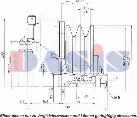 AKS Dasis 852436N - Компресор, кондиціонер autozip.com.ua