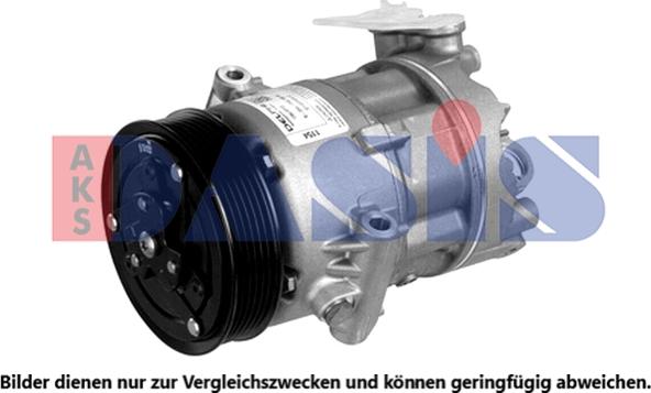 AKS Dasis 852685N - Компресор, кондиціонер autozip.com.ua
