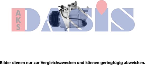 AKS Dasis 852741N - Компресор, кондиціонер autozip.com.ua