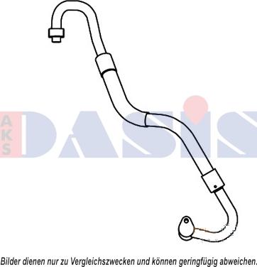 AKS Dasis 885855N - Трубопровід високого / низького тиску, кондиціонер autozip.com.ua