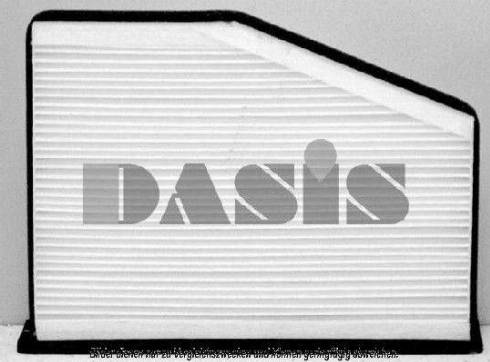 AKS Dasis 830045N - Фільтр, повітря у внутрішній простір autozip.com.ua