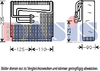 AKS Dasis 820269N - Випарник, кондиціонер autozip.com.ua