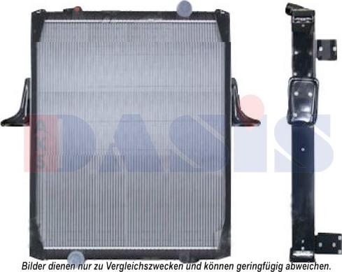 AKS Dasis 390046N - Радіатор, охолодження двигуна autozip.com.ua