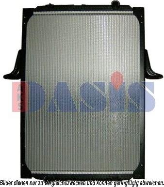 AKS Dasis 390019N - Радіатор, охолодження двигуна autozip.com.ua