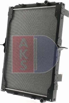 AKS Dasis 390036N - Радіатор, охолодження двигуна autozip.com.ua