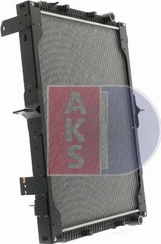 AKS Dasis 390036N - Радіатор, охолодження двигуна autozip.com.ua