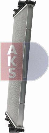 AKS Dasis 390028S - Радіатор, охолодження двигуна autozip.com.ua
