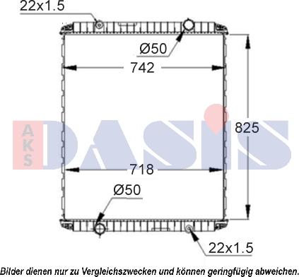 AKS Dasis 390160S - Радіатор, охолодження двигуна autozip.com.ua