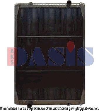 AKS Dasis 390290N - Радіатор, охолодження двигуна autozip.com.ua
