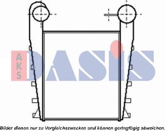 AKS Dasis 397015N - Интеркулер autozip.com.ua