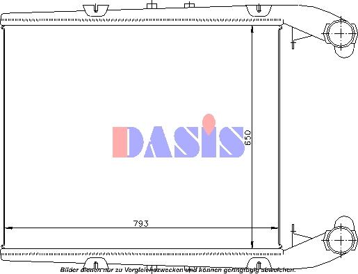 AKS Dasis 397200N - Интеркулер autozip.com.ua