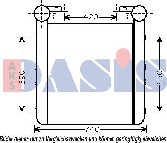 AKS Dasis 397220N - Интеркулер autozip.com.ua