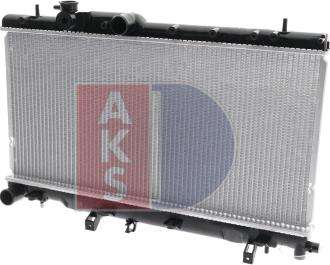AKS Dasis 350005N - Радіатор, охолодження двигуна autozip.com.ua